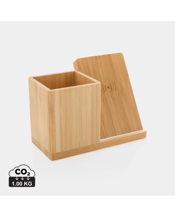 Calgary bamboo 10W wireless charger