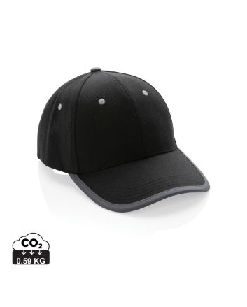 Impact AWARE™ Brushed rcotton 6 panel contrast cap 280gr