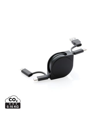RCS standard recycled plastic and TPE 6-in-1 cable