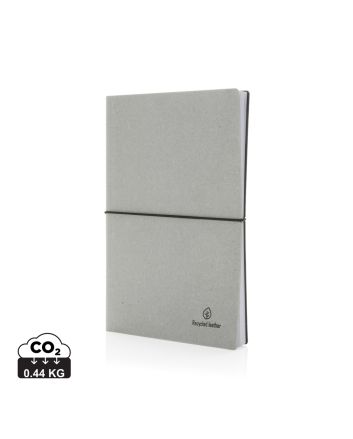 A5 GRS recycled leather notebook