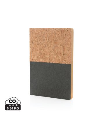 A5 cork & kraft notebook