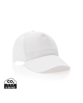 Impact 5 panel 190gr Recycled cotton cap with AWARE™ tracer