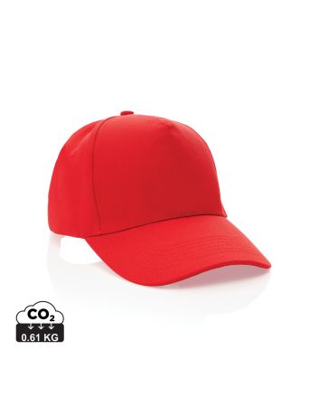 Impact 5panel 280gr Recycled cotton cap with AWARE™ tracer