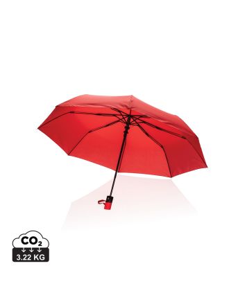 21" Impact AWARE™ RPET 190T mini auto open umbrella