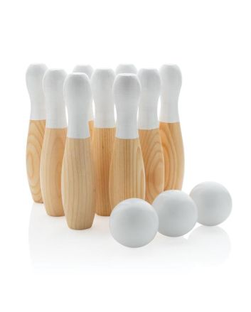 Wooden Skittles Set