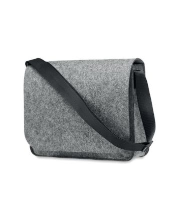 Baglo RPET Felt Messenger Laptop Bag