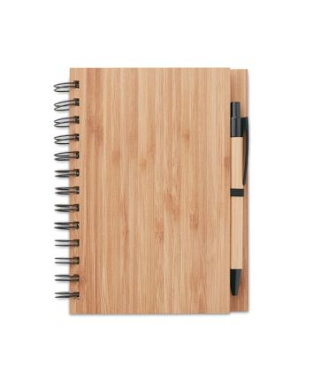 Bambloc Bamboo Notebook With Pen