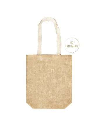 Kobe 100% Natural Jute Tote Bag