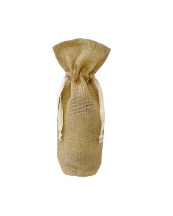 100% Jute Bottle Pouch