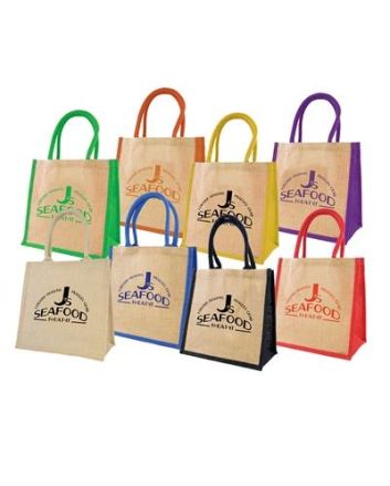 Coloured Halton Medium Jute Shopper