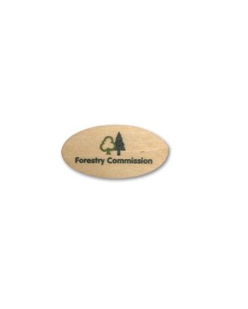 Wooden Eco Badge