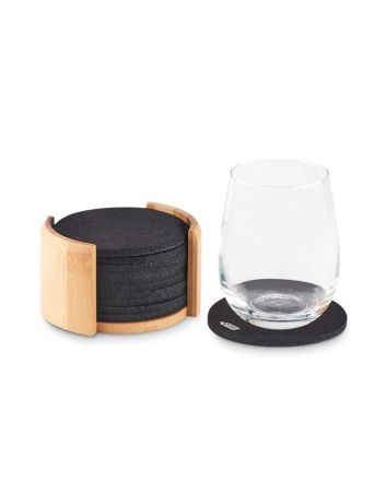 Bahia rPET Coaster Set & Holder