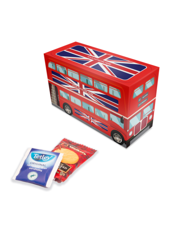 Eco Bus Box - Tea and Biscuits