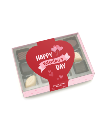 Luxury Box of 12 Valentine's Chocolates