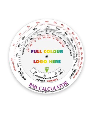 Metric/Imperial Plastic BMI Calculator