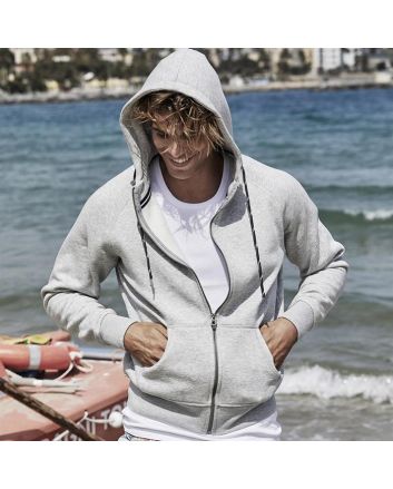 Teejays Men's Full Zip Hoodie