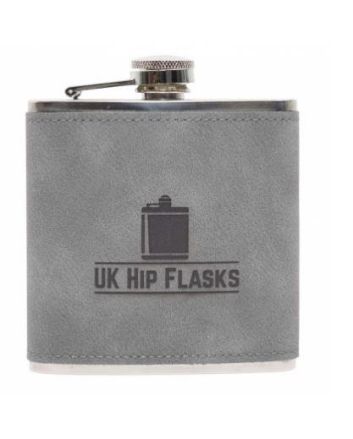 PU Leather Hip Flask 6oz