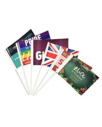 A5 Paper Hand Waver Flags 