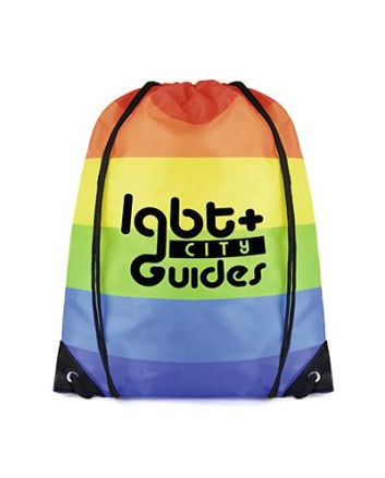 Rainbow Drawstring Bag