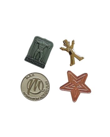 Metal Relief Pin Badge