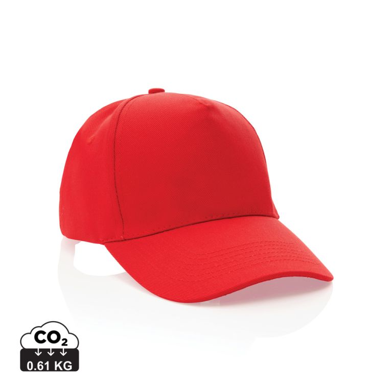 Impact 5panel 280gr Recycled cotton cap with AWARE™ tracer