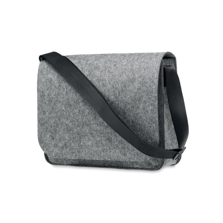 Baglo RPET Felt Messenger Laptop Bag