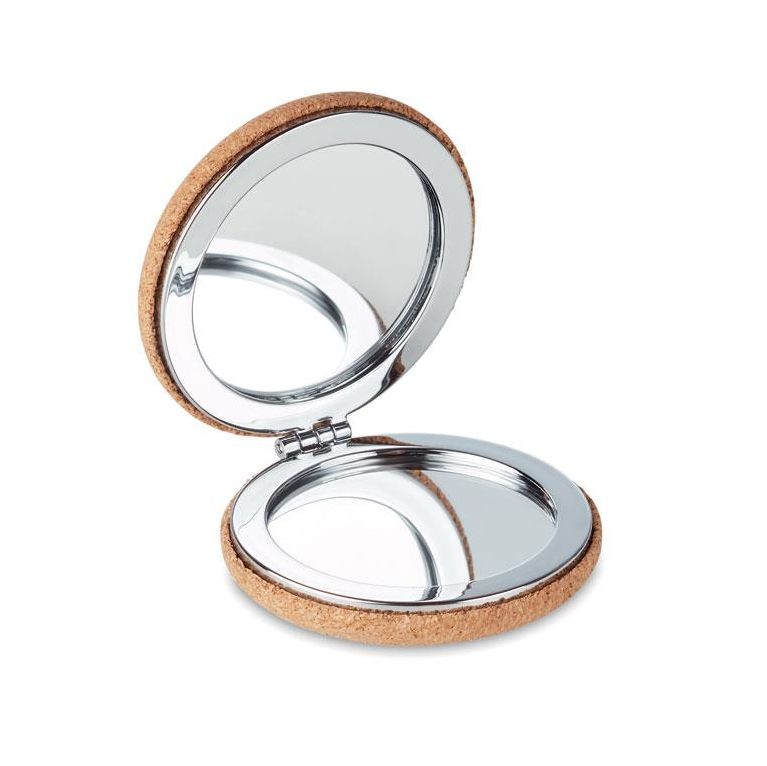 Guapa Compact Cork Double Mirror