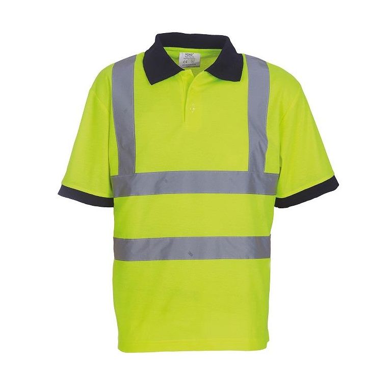 Yoko Hi Vis Short Sleeved Polo