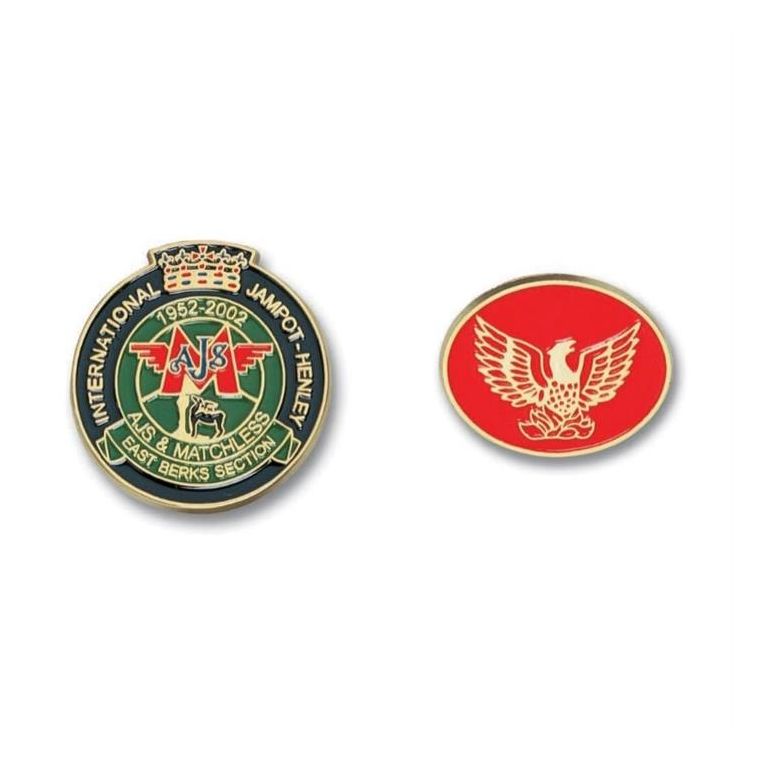 Soft Enamel Steel Badge