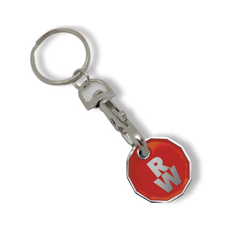 Trolley Coin Keyring