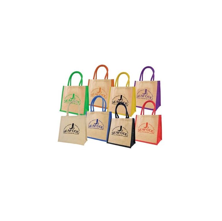 Coloured Halton Medium Jute Shopper