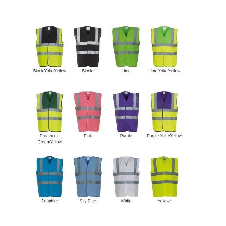 Yoko 2 Band Hi Vis Waistcoat