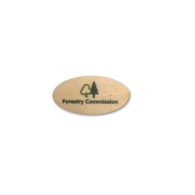 Wooden Eco Badge