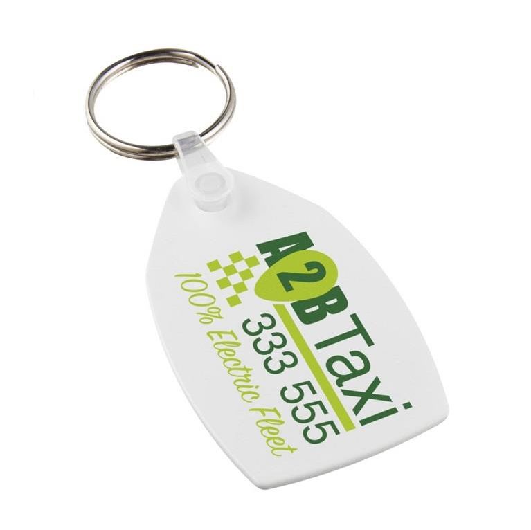 Rectangular Recycled Keyring