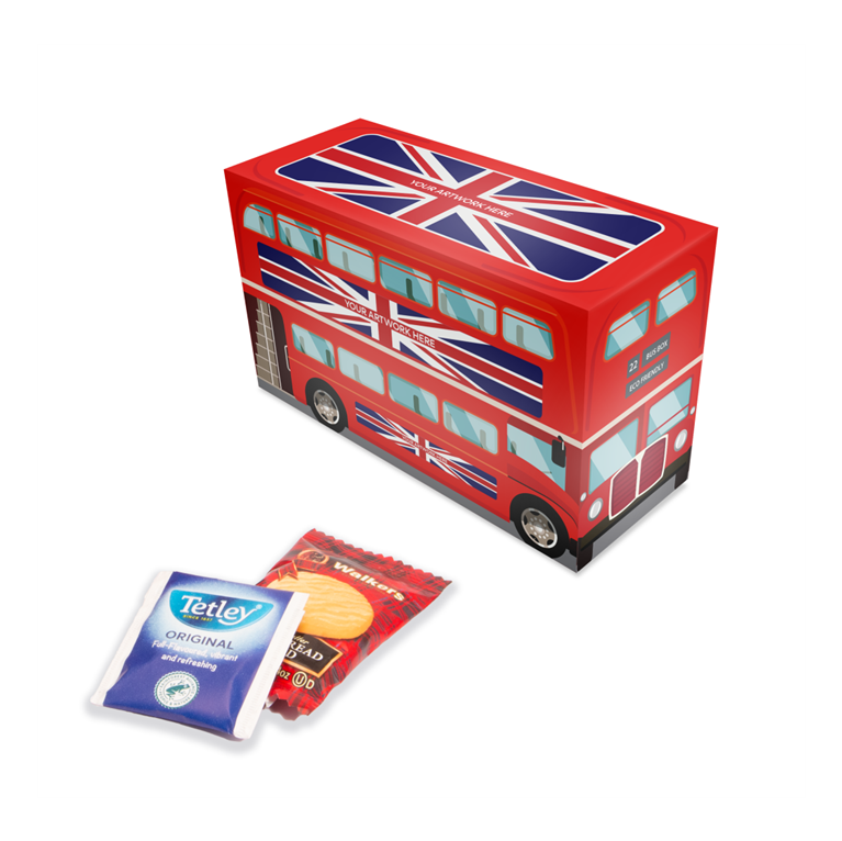 Eco Bus Box - Tea and Biscuits