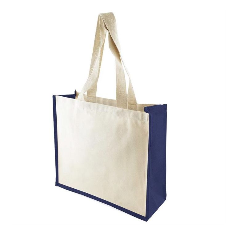 Kongoni Canvas Bag With Dyed Gusset