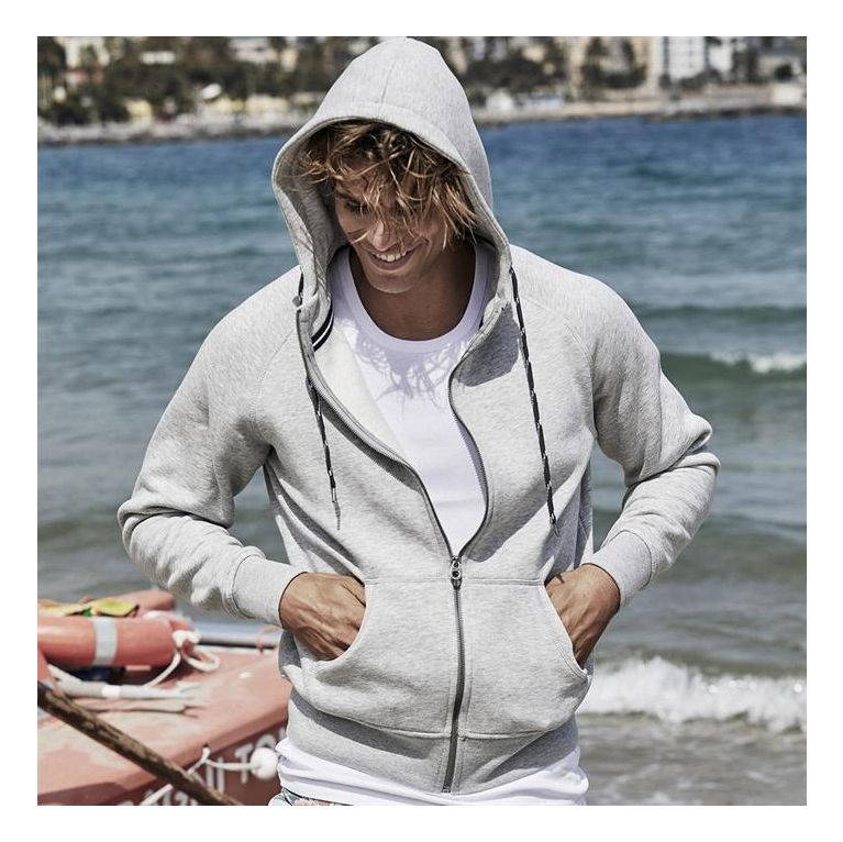 Teejays Men's Full Zip Hoodie