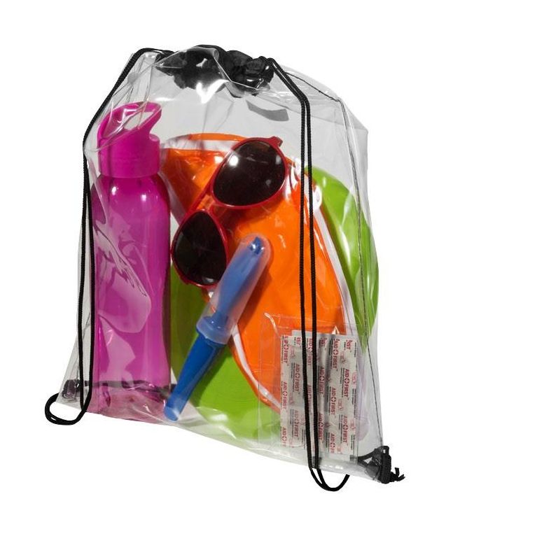 Lancaster Transparent Drawstring Bag