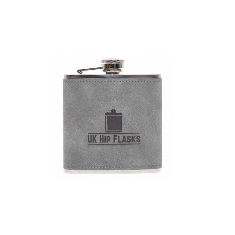 PU Leather Hip Flask 6oz