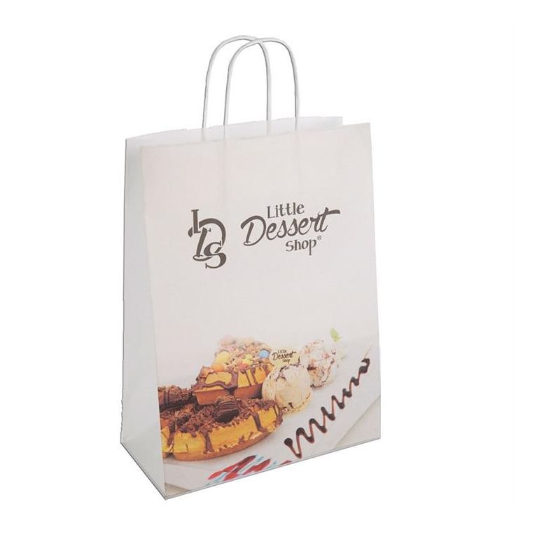 Twisted Paper Handle Carrier Bag