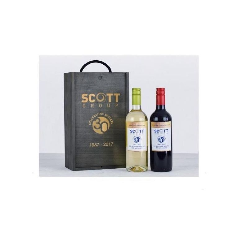 Wine Duo in Wooden Gift Box