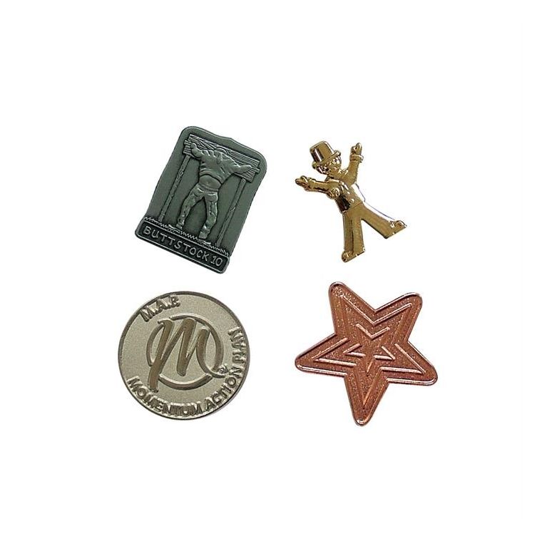 Metal Relief Pin Badge